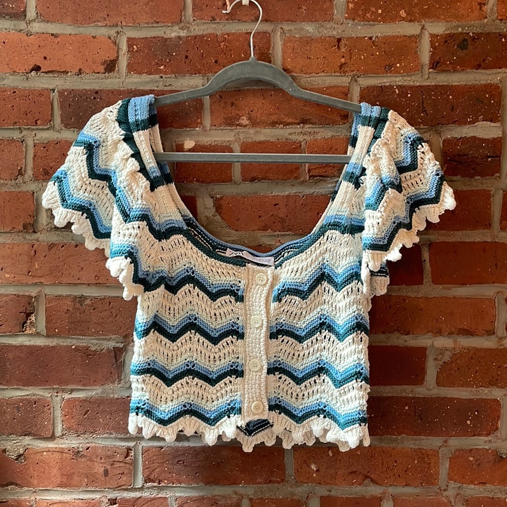 Zara crochet top